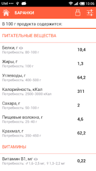Télécharger Состав продуктов Livres et guides pour Android Capture d'écran 3
