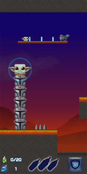 Télécharger Square Baby Yoda: Cyber Casual Force Adventures Aventures pour Android Capture d'écran 6