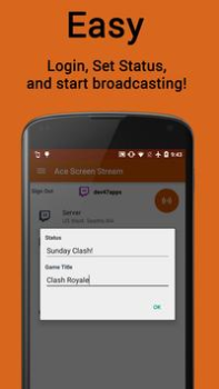 Télécharger Ace Live Streaming Outils pour Android Capture d'écran 4