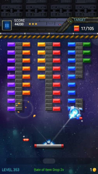 Star de Brick Breaker: Espace