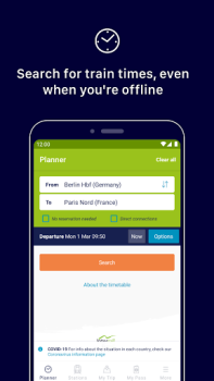 Télécharger Eurail/Interrail Rail Planner Cartes et navigation pour Android Capture d'écran 3