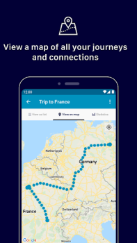 Télécharger Eurail/Interrail Rail Planner Cartes et navigation pour Android Capture d'écran 7