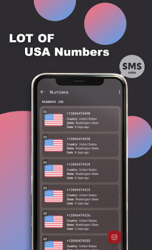 Télécharger USA Number Receive SMS online Communication pour Android Capture d'écran 2