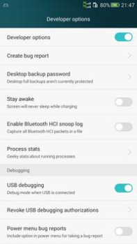 Télécharger Development Settings Outils pour Android Capture d'écran 6
