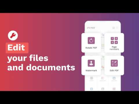 iLovePDF Éditeur PDF & Scanner