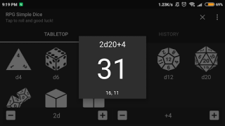 Télécharger RPG Simple Dice Outils pour Android Capture d'écran 6