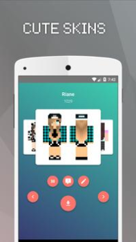Télécharger Girls Skins for Minecraft PE Outils pour Android Capture d'écran 7
