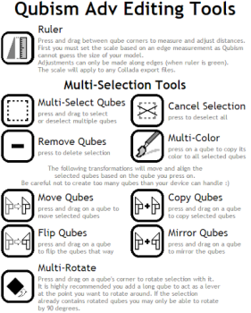 Télécharger Qubism 3D modeling Travail pour Android Capture d'écran 5