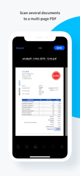 Télécharger Smallpdf: Scanner PDF, éditeur Travail pour Android Capture d'écran 6
