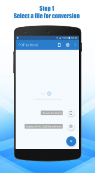 Télécharger PDF à Word Convertisseur Travail pour Android Capture d'écran 2