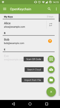 Télécharger OpenKeychain: Easy PGP Communication pour Android Capture d'écran 3