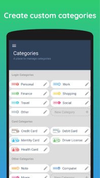Télécharger One Key: password manager Travail pour Android Capture d'écran 2