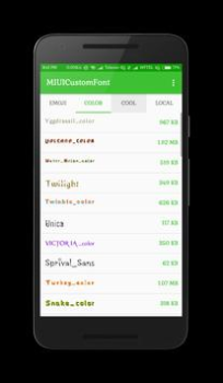 Télécharger Custom Font Installer For MIUI Outils pour Android Capture d'écran 3