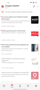 Télécharger Oxygen Updater Outils pour Android Capture d'écran 3