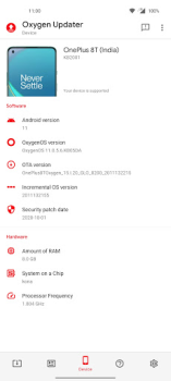 Télécharger Oxygen Updater Outils pour Android Capture d'écran 4