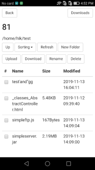 Télécharger FileZilla Outils pour Android Capture d'écran 3