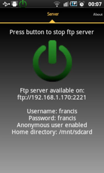 Télécharger Serveur FTP Outils pour Android Capture d'écran 2
