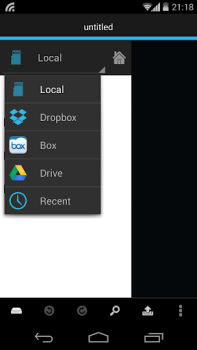 Télécharger DroidEdit (free code editor) Travail pour Android Capture d'écran 2