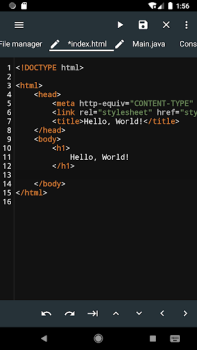 Télécharger Html Editor Outils pour Android Capture d'écran 4