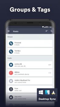 Télécharger Termius - SSH and SFTP client Affaires pour Android Capture d'écran 5
