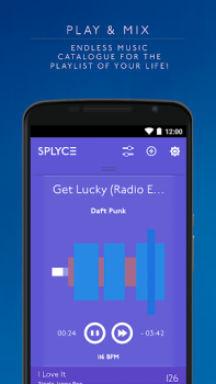 Télécharger Splyce music player & automix Musique et audio pour Android Capture d'écran 2