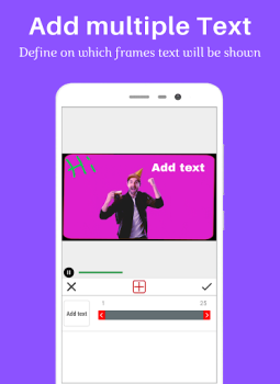 Télécharger GifCam Lecteurs et éditeurs de vidéos pour Android Capture d'écran 4