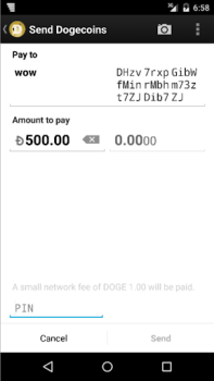 Télécharger Dogecoin Wallet Finance pour Android Capture d'écran 4