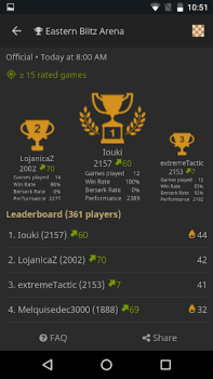 Télécharger lichess.org • échecs gratuit Jeux de société pour Android Capture d'écran 4