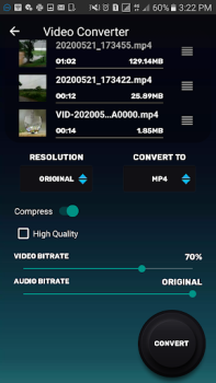 Télécharger Video Converter & Compressor Outils pour Android Capture d'écran 4