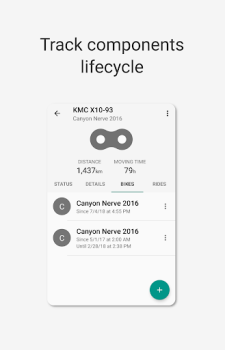 Télécharger ProBikeGarage: Bicycle tracker Santé et forme physique pour Android Capture d'écran 3