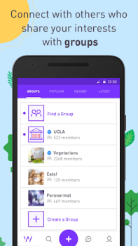Télécharger Whisper Social pour Android Capture d'écran 2