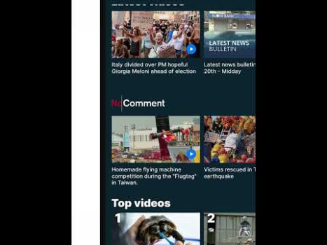 Télécharger Euronews - Actu, info en live Actualités et magazines pour Android Capture d'écran 8