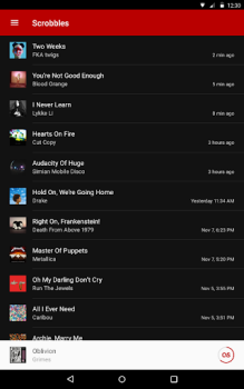 Télécharger Last.fm Musique et audio pour Android Capture d'écran 6