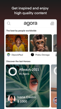 Télécharger Agora: The Worldwide Awards Divertissement pour Android Capture d'écran 4
