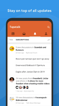 Télécharger Tapatalk Social pour Android Capture d'écran 5