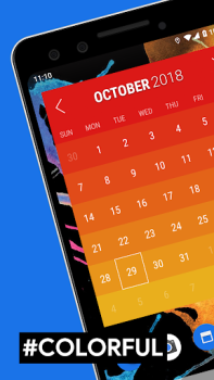 Télécharger Month: Le Widget Calendrier Travail pour Android Capture d'écran 4