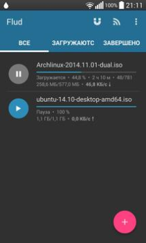 Télécharger Flud - Téléchargeur de torrent Lecteurs et éditeurs de vidéos pour Android Capture d'écran 2