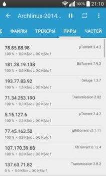 Télécharger Flud - Téléchargeur de torrent Lecteurs et éditeurs de vidéos pour Android Capture d'écran 6