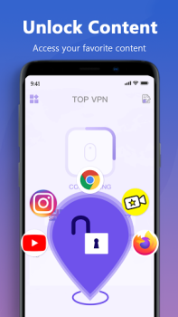 Télécharger Top VPN - Fast, Secure & Free Unlimited Proxy Outils pour Android Capture d'écran 2
