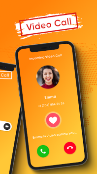 Télécharger Faux appel vidéo avec fille Divertissement pour Android Capture d'écran 3