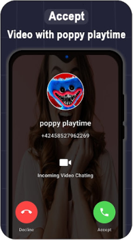 Télécharger Poppy Playtime horror fake call video Personnalisation pour Android Capture d'écran 4