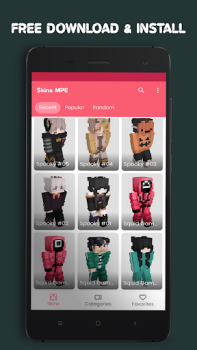 Télécharger Skins for Minecraft PE Personnalisation pour Android Capture d'écran 2