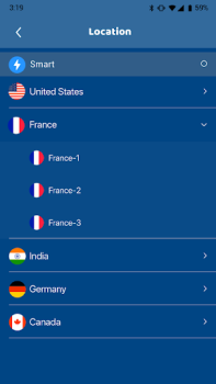 Télécharger Global VPN - Fast VPN Proxy Travail pour Android Capture d'écran 3