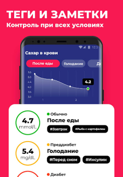 Télécharger Diabète - Suivi Du Diabète Santé et forme physique pour Android Capture d'écran 5