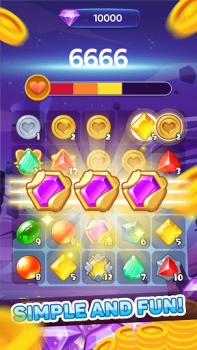 Télécharger Gem Planet Merger - Diamond Winner Occasionnel pour Android Capture d'écran 2