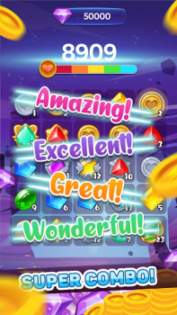 Télécharger Gem Planet Merger - Diamond Winner Occasionnel pour Android Capture d'écran 3